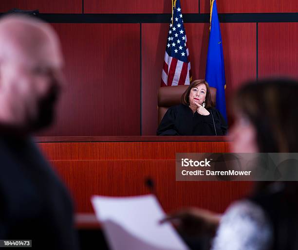 Judge Stock Photo - Download Image Now - Judge - Law, Contemplation, Courtroom