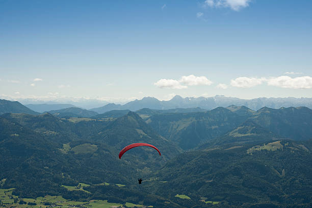 istock Paraglider in the alps 184401567