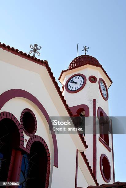 Foto de Igreja De Nea Plagia e mais fotos de stock de Arquitetura - Arquitetura, Azul, Branco