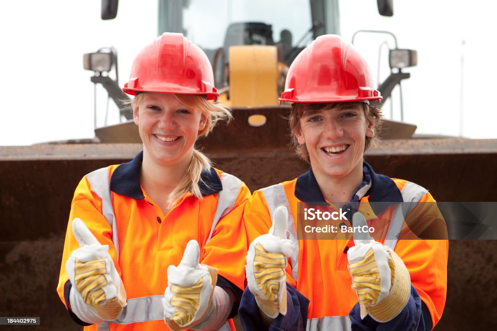 Estagiário ". Road e construção e indústria. - Foto de stock de Estagiário royalty-free