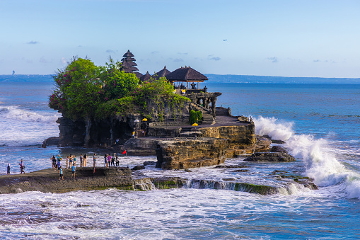 Tanah lot temple in Bali, Indonesia