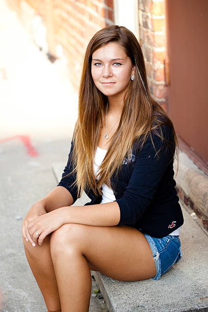 istock Young woman outdoors 184404253