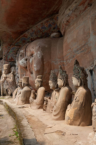 istock Buddhist statue at Dazu Stone carvings 184404426