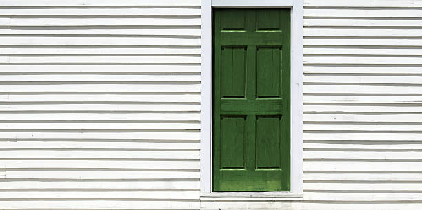 istock green wooden door 184404670