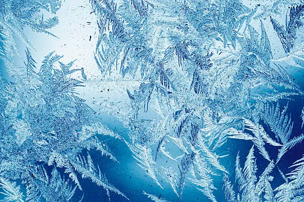 Photo of Frost pattern on window