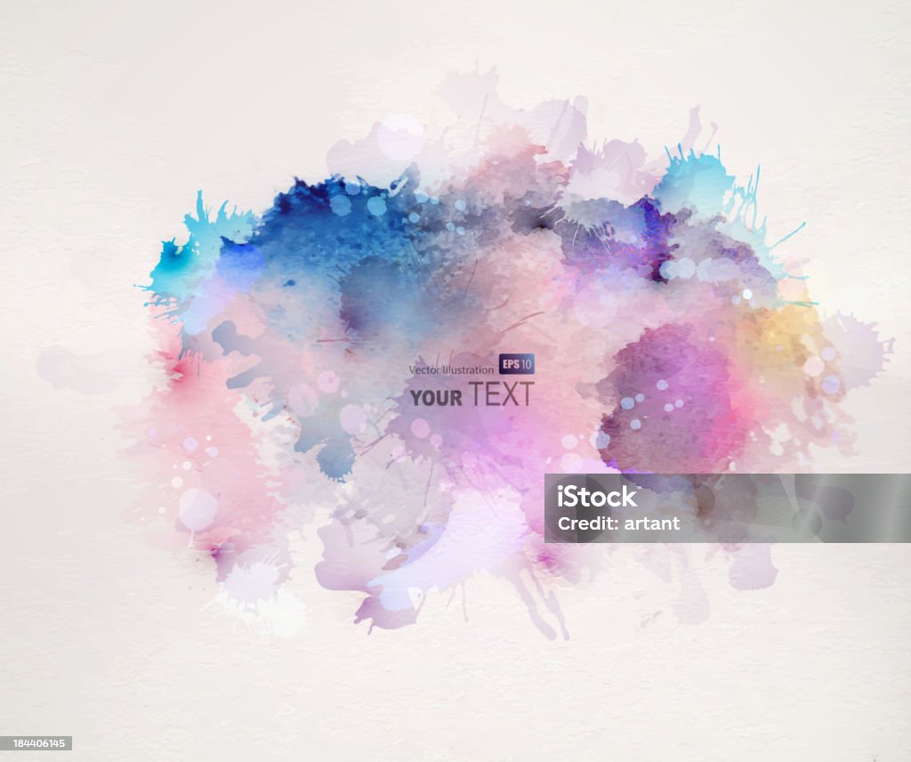 watercolor abstract background watercolor stains Abstract stock vector