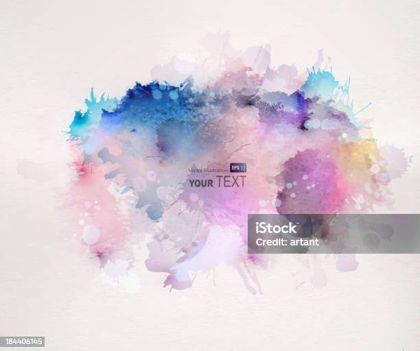 Watercolor Abstract Background Stock Illustration - Download Image Now - Abstract, Art, Art And Craft