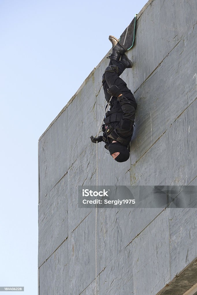 Polizei Spezialeinheit in Aktion - Lizenzfrei Aktiver Lebensstil Stock-Foto