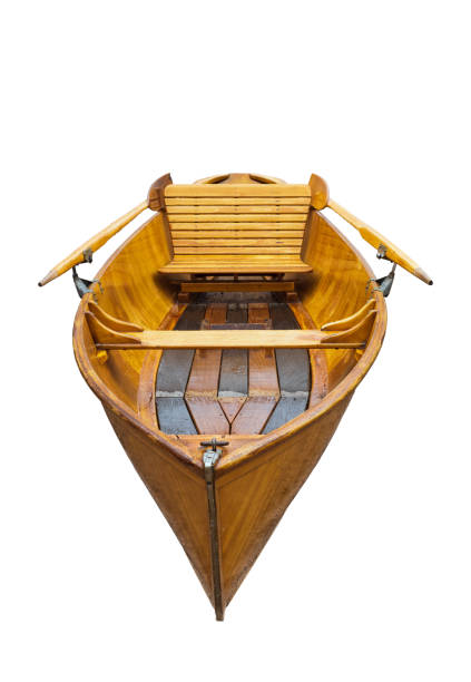 istock wooden boat on white background 1844078201