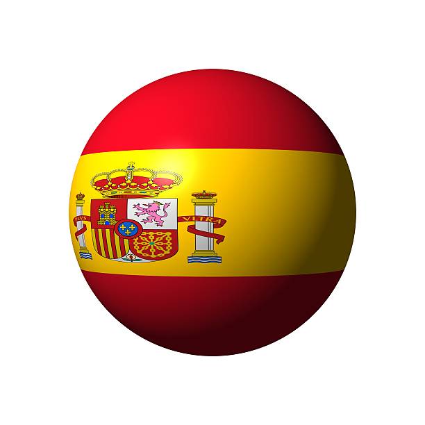 istock Sphere with flag of Spain 184408106