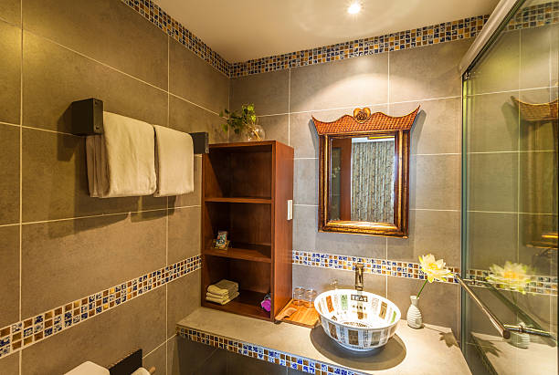 istock bathroom in the hotel 184408279