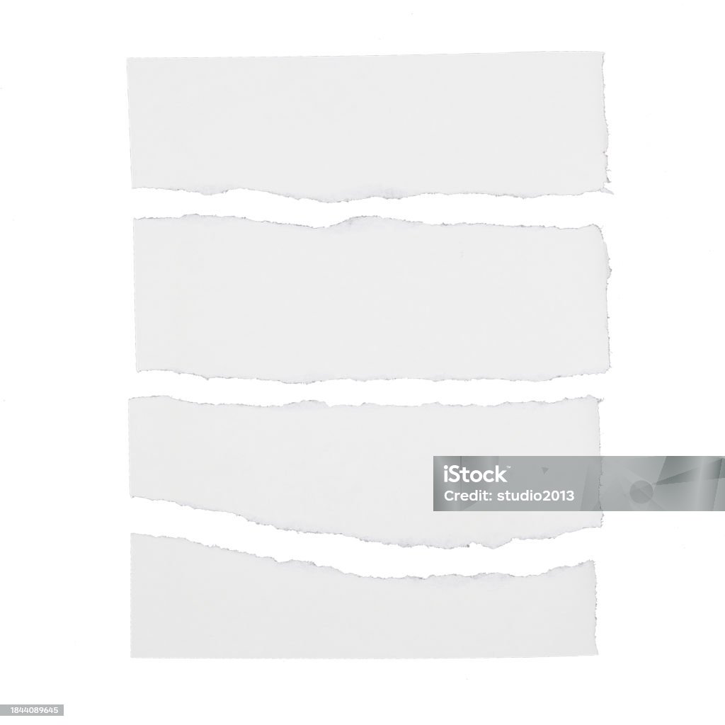 Note Paper Tear Torn Note Paper Isolated On White Background Stock Photo - Download ...
