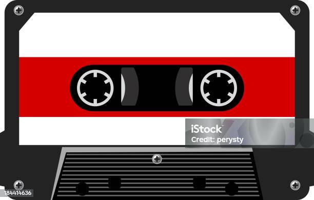 Audio Cassette Stock Illustration - Download Image Now - 1970, 1970-1979, 1980-1989