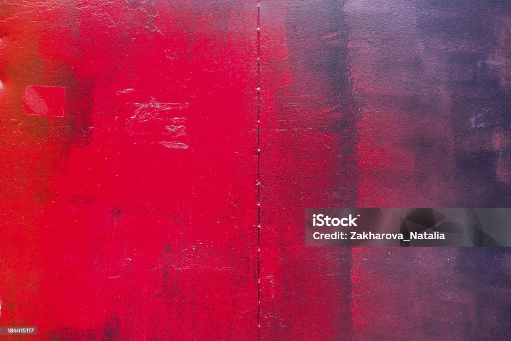 Grunge vermelho ferrugem de tinta de cor e textura de fundo - Foto de stock de Abstrato royalty-free
