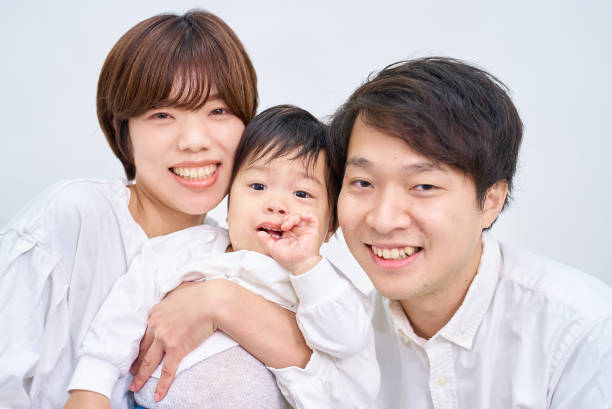 istock Family smiling and lining up 1844161849