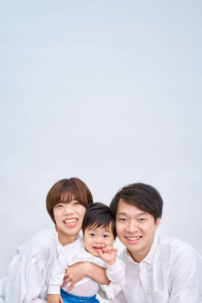 istock Family smiling and lining up 1844163407