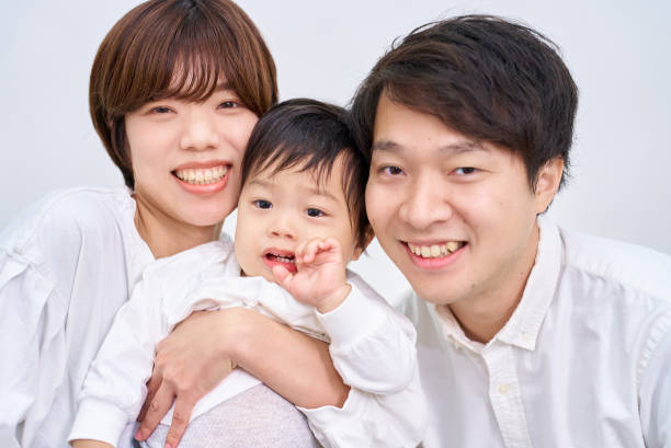 istock Family smiling and lining up 1844175835