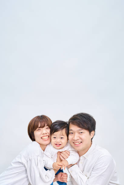 istock Family smiling and lining up 1844183132
