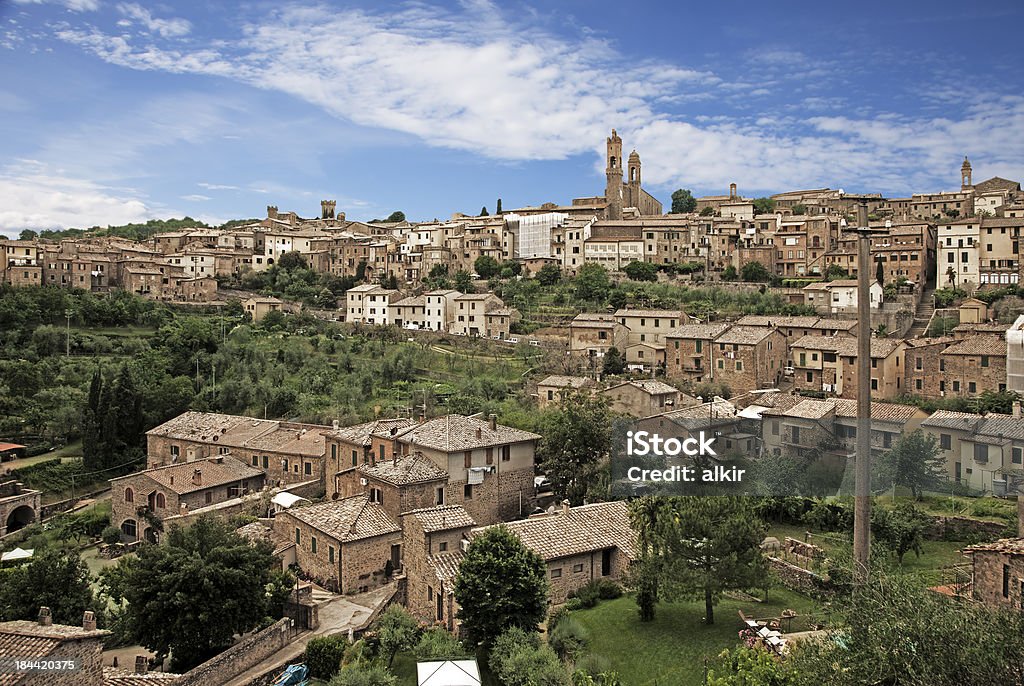 Montalcino.  Toscana, Italia - Foto stock royalty-free di Ambientazione esterna