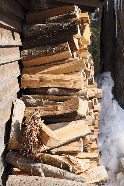 istock Pile of wood 184420403