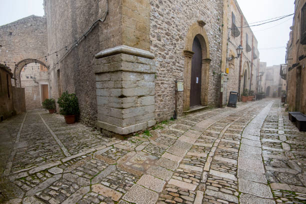 istock Pedestrian Cobblestone Street 1844231928