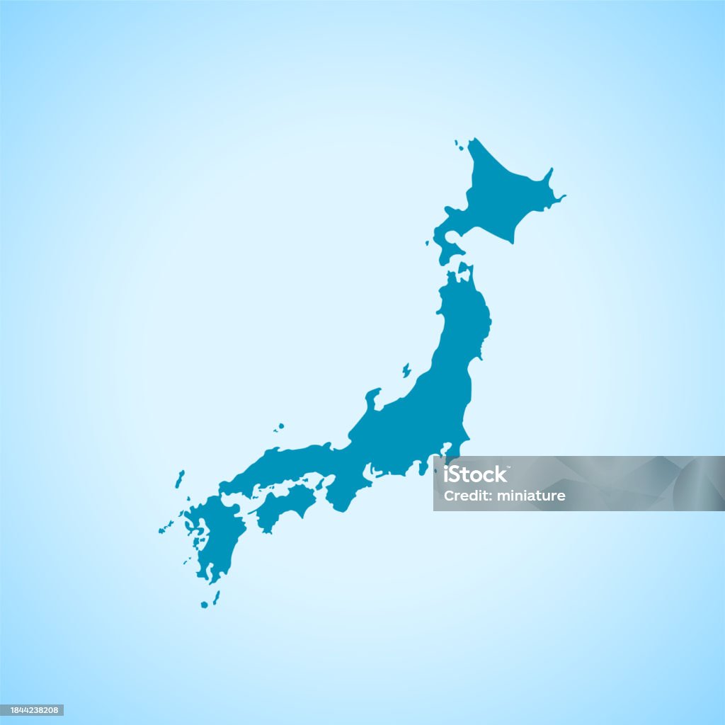 Japan Map Computer Japan Map Stock Illustration - Download Image Now - Abstract, Asia ...