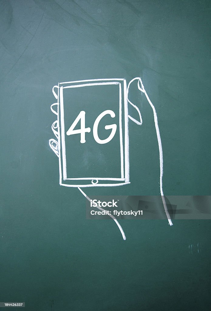 Знак-коммуникационных технологий 4 G - Стоковые фото 4G роялти-фри