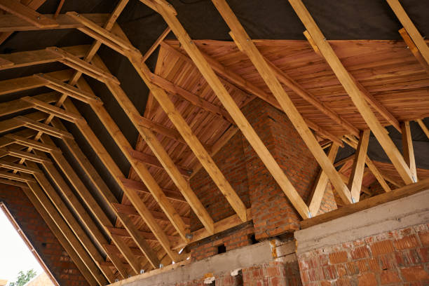 istock Interior view of dwelling house attic under construction 1844270305