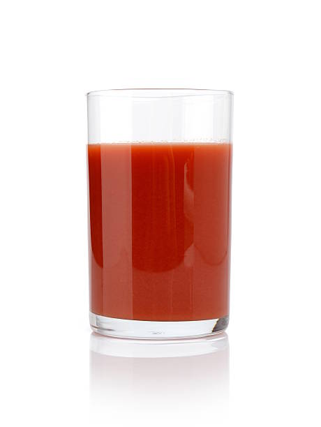 istock Glass of tomato juice 184427506