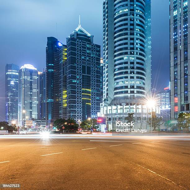 Light Trails On Shanghai Stock Photo - Download Image Now - Abstract, Activity, Architecture