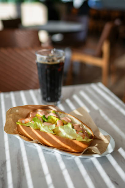 istock Parisian sandwiches on a table in a cafe 1844286027