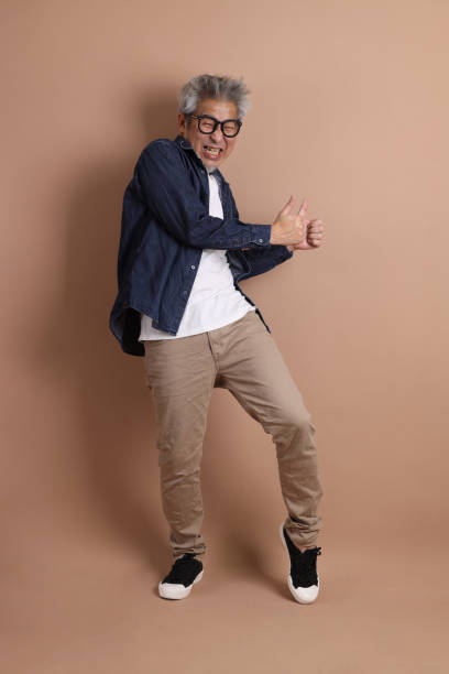istock Asian energetic senior man 1844295577