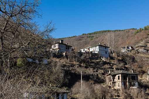 Houses of small village in the mountain