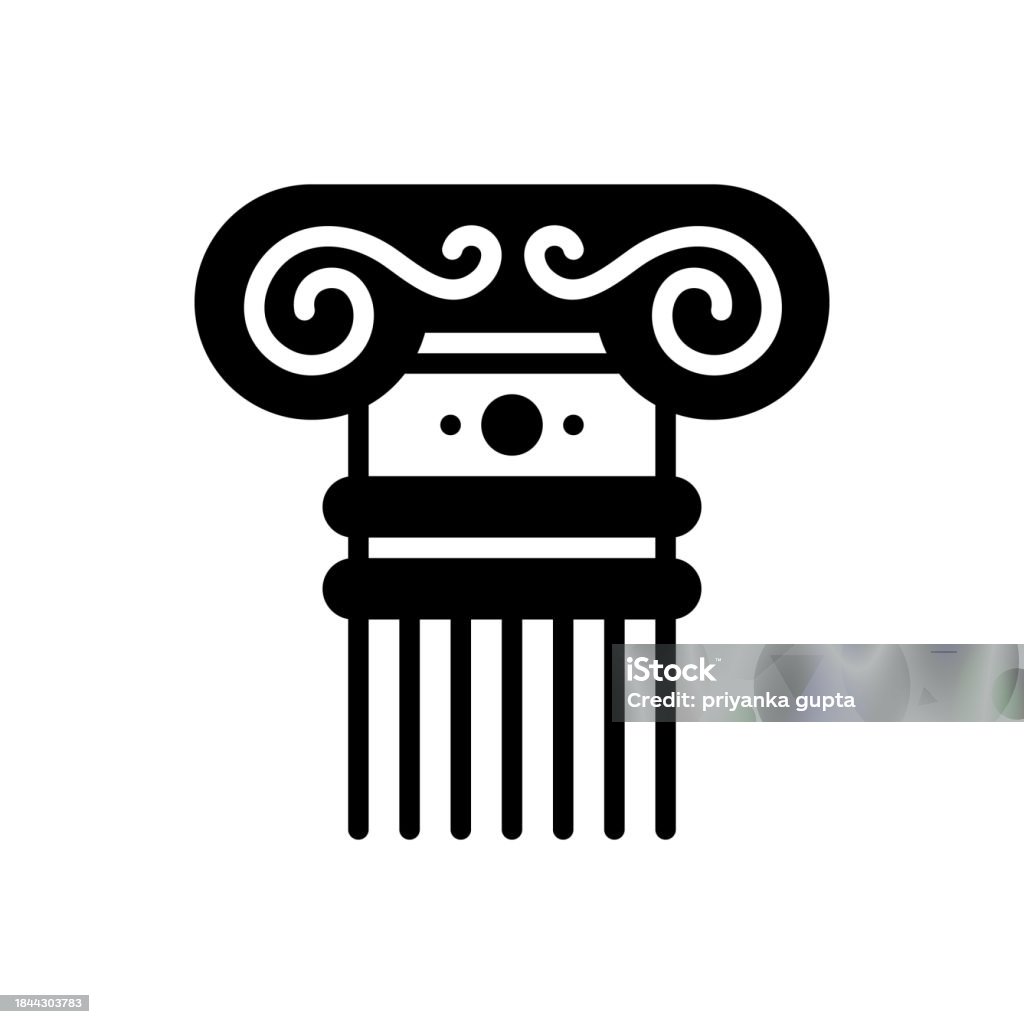 Columns Ancient Vector Column Ancient Stock Illustration - Download Image Now - Ancient ...