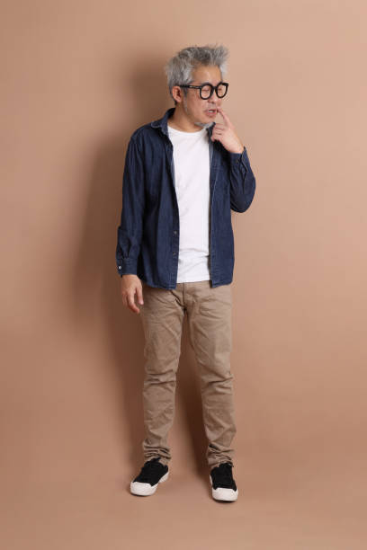 istock Asian energetic senior man 1844305429
