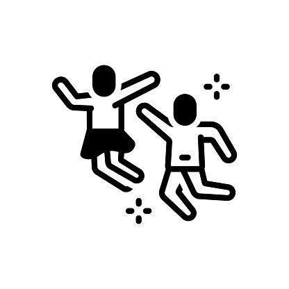Icon for children, child, youngster, progeny, descendants, jump, happy, play, childhood, joyful, playing, offspring