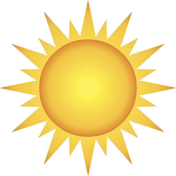 Cartoon Summer Hot Sun Stock Illustration - Download Image Now - Sun,  Sunlight, White Background - iStock