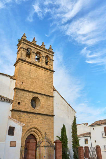 istock Church in Ronda With Dramatic Cloud 1844324135