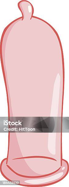 Rosa Em Forma De Preservativo - Arte vetorial de stock e mais imagens de Banda desenhada - Produto Artístico - Banda desenhada - Produto Artístico, Clip Art, Colorido