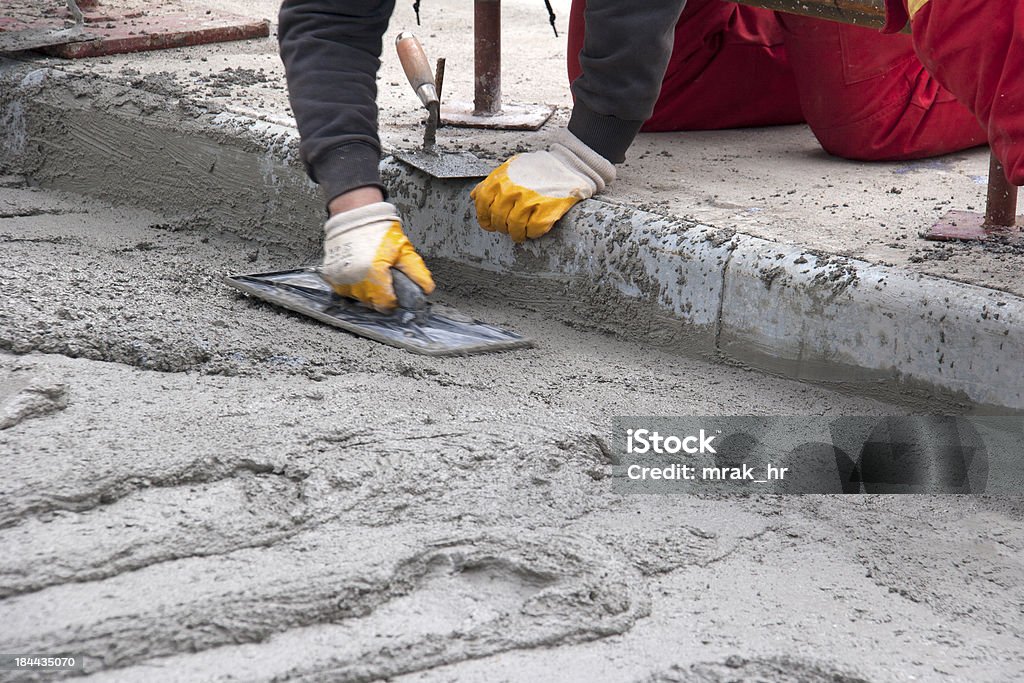 Concreting 道路の橋 - セメントのロイヤリティフリーストックフォト