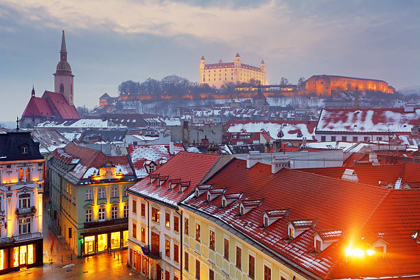 istock Bratislava panorama - Slovakia 184435440