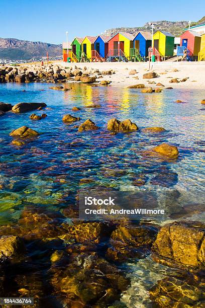 St James Beach Cape Town Stock Photo - Download Image Now - Cape Town, South Africa, Hut