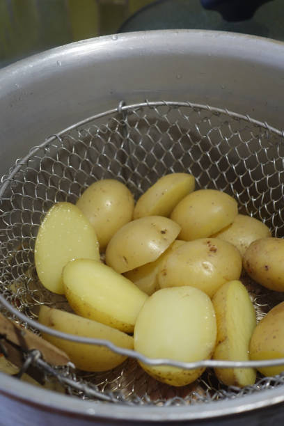 Steamed Potatoes in a Casserole
