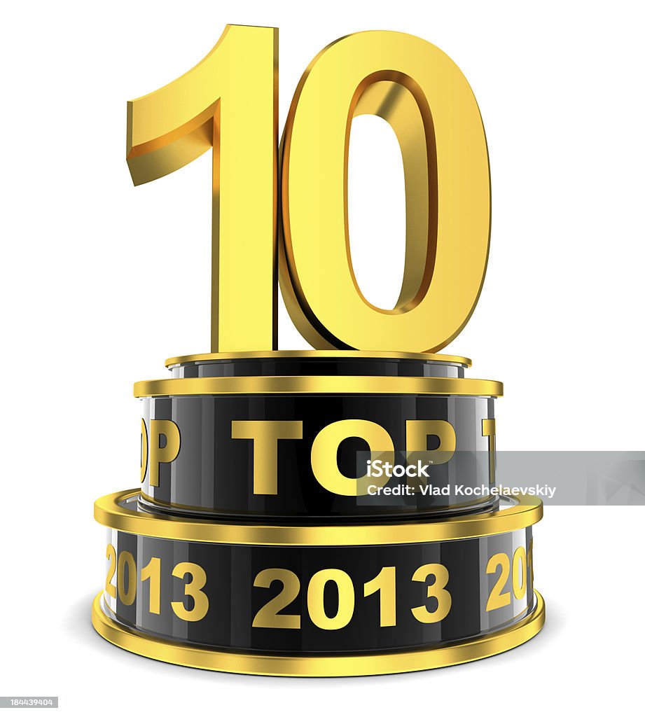 Top 10 des Jahres - Lizenzfrei 2013 Stock-Foto