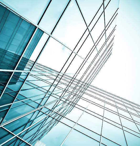 istock underside view to steel glass high rise building 184439439