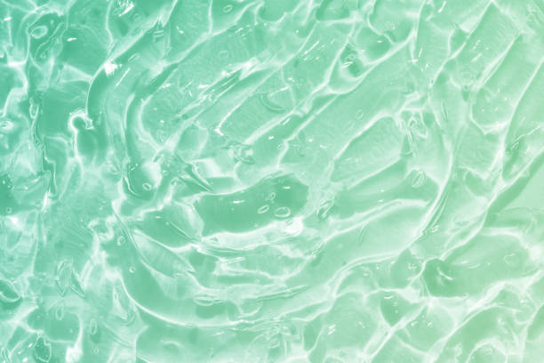 istock gradient green water wave abstract, natural ripple and bubble texture, gel soap, background photography 1844448509