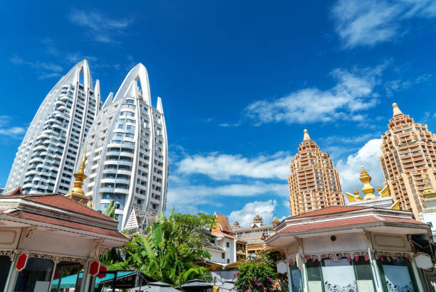 istock Exotic buildings in Xishuangbanna 1844459621
