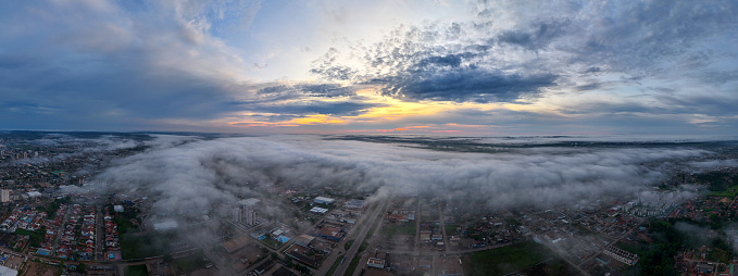 Beautiful sunrise over Porto Velho