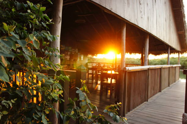 istock Sunrise at a local restaurant, Madagascar 1844528341