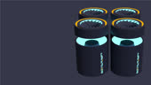 3d Cloud Database Animation Cloud Computing And File Cloud Storage ...
